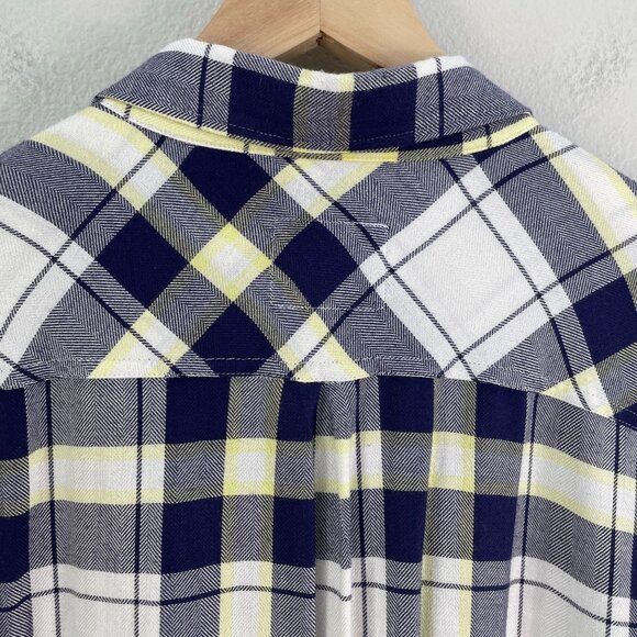 Rails Womens Medium Plaid Button Up Shirt Long Sleeve Flannel Top - Picture 9 of 9